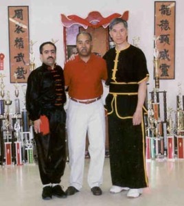 From left to right:  Masters Reza Momenan, Master Deric Mims, and Master Hon Lee